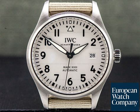 iwc mark xvii retail price|iwc mark xviii white dial.